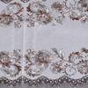Heart Home Shining Floral Design PVC 4 Seater Centre Table Cover (Silver) (CTHH01881) view 2