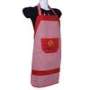 Heart Home Cotton 1 Piece Waterproof Kitchen Apron with Front Pocket (Red)- CTHH0878 view 4