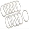 Heart Home Self Lining Design 7 Feet Shower Curtain with 8 Hooks (Sky Blue)- CTHH06455 view 3