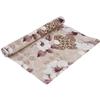 Heart Home Flower Design PVC Wardrobe Kitchen Drawer Cupboard Cabinet Shelf Mat, Shelf Liner 5 Mtr (Cream) - CTHH7047 view 4