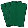 Heart Home Microfiber Anti Slip 3 Pieces Bath Mat 22"x14", Green CTHH2811 view 1