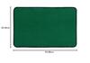 Heart Home Microfiber Anti Slip 3 Pieces Bath Mat 22"x14", Green CTHH2811 view 2