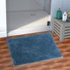 AEROHAVEN Solid Modern Bath Mat (Teal, Microfiber, 50 cm x 80 cm) view 1