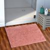 AEROHAVEN Solid Modern Bath Mat (Peach, Microfiber, 50 cm x 80 cm) view 1