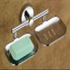 iSTAR Stainless Steel Bathroom Soap Holder/Soap Stand/Soap Dish for Bathroom/Bathroom Accessories Multicolor (Double, Silver) view 1