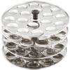 Aashita shoppe 4 Plates Stainless Steel round Idly Stand/Idly Maker Makes 72 mini Idly at Once. (4 Plate mini Idli) (round mini idli 4 plate) view 1