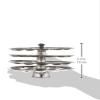 Aashita shoppe 4 Plates Stainless Steel round Idly Stand/Idly Maker Makes 72 mini Idly at Once. (4 Plate mini Idli) (round mini idli 4 plate) view 2