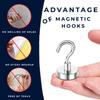 Lifekrafts Magnetic Hooks  Pack of 5 (3.5cm) | Heavy Duty Neodymium Magnets for Hanging Towels, Keys, Masks, Grill, Office, Kitchen, Home, Garage | Strong Multi-Purpose Hook Holders view 3