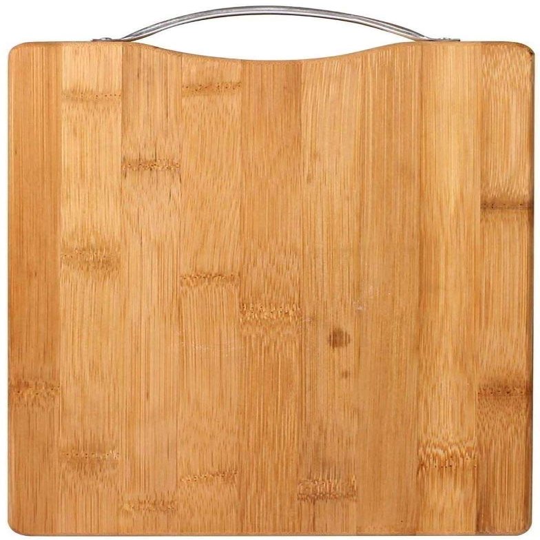 KitchenFest Thick (26cm*36cm) in Size Non-Slip Wooden Chopping, Cutting Board from (Beige, Pack of 1)