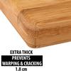KitchenFest Thick (26cm*36cm) in Size Non-Slip Wooden Chopping, Cutting Board from (Beige, Pack of 1) view 3
