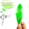 TIPTOP DECORATION Natural Dyed Feathers 10 cm (80 pieces) (Light Green) view 4