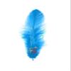 TIPTOP DECORATION Natural Dyed Feathers 10 cm (80 pieces) (Light Blue) view 1
