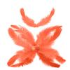 TIPTOP DECORATION Natural Dyed Feathers 10 cm (80 pieces) (Coral Peach) view 3