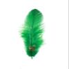 TIPTOP DECORATION Natural Dyed Feathers 10 cm (80 pieces) (Dark Green) view 1