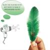TIPTOP DECORATION Natural Dyed Feathers 10 cm (80 pieces) (Dark Green) view 4