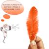 TIPTOP DECORATION Natural Dyed Feathers 10 cm (80 pieces) (Orange) view 4