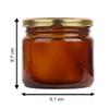 Pure Source India Amber Glass Jar, with Airtight Cap, Ideal to Store Safe Your Medicine, Set of 4 Pcs. view 2