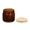 Pure Source India Amber Glass Jar, with Airtight Cap, Ideal to Store Safe Your Medicine, Set of 4 Pcs. view 3