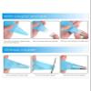 Cake Decor Silicon Pastry Bag Icing Piping Bag Reusable Cake Decorating Bags 16 Inch (2 Pc Pack), Multi view 2