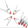 DIY Crafts *Pack Of 4 Pcs, Metallic Silver, Mix Size 4 Pcs Metal Spring Clamps Rubberized Clamp Spring Metal Jaw Opening, for W(*Pack Of 4 Pcs, Metallic Silver) view 3