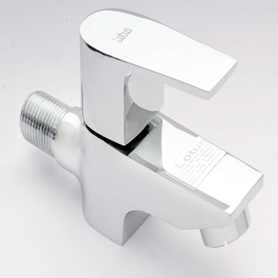 LOTUS Chrome Plated Brass Bib Cock/Short Body for Bathroom and Kitchen, ERA Model