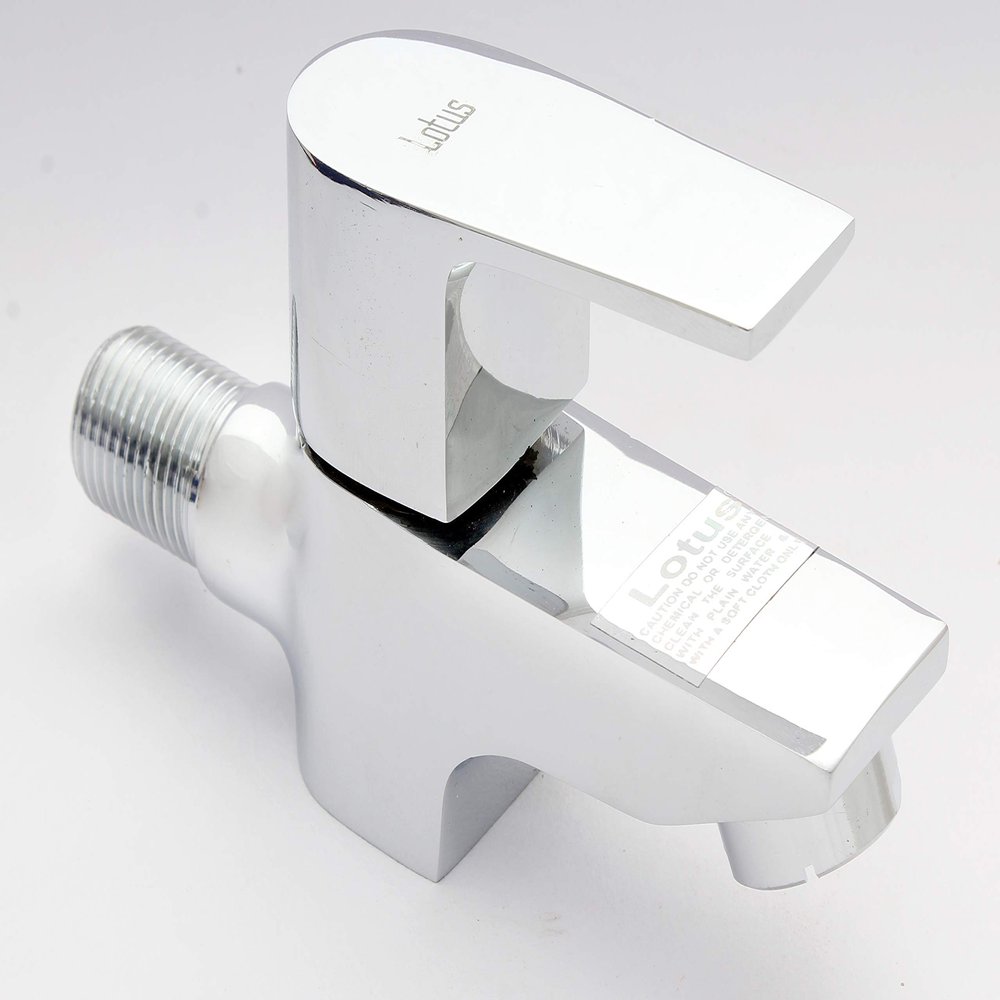 LOTUS Chrome Plated Brass Bib Cock/Short Body for Bathroom and Kitchen, ERA Model