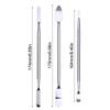 Axtella Set of 3 Metal Openers for Mobile Phone and Gadget Repairing Supporting Tools With 3 Plastic Spudger for Mobile Screen Removal and Set of 3 ESD Non Magnetic Tweezers- Straight, Flat & Curved view 2