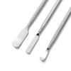 Axtella Set of 3 Metal Openers for Mobile Phone and Gadget Repairing Supporting Tools With 3 Plastic Spudger for Mobile Screen Removal and Set of 3 ESD Non Magnetic Tweezers- Straight, Flat & Curved view 3