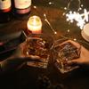 PrimeWorld Whiskey Glass Set of -2 Pcs 300 ml Premium Crystal Clear Lead Free Glass Perfect Foe Scotch, Rum, Liquor and Cocktail Drinks (2, Rock Whiskey 2 Pcs) view 4