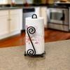 BB DECOR CART Napkin ROLL Holder Kitchen Paper Towel Holder, One-Handed Tear Paper Towel Container Bathroom Toilet Tissue Paper Roll Storage Holder Stand view 1
