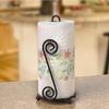 BB DECOR CART Napkin ROLL Holder Kitchen Paper Towel Holder, One-Handed Tear Paper Towel Container Bathroom Toilet Tissue Paper Roll Storage Holder Stand view 3