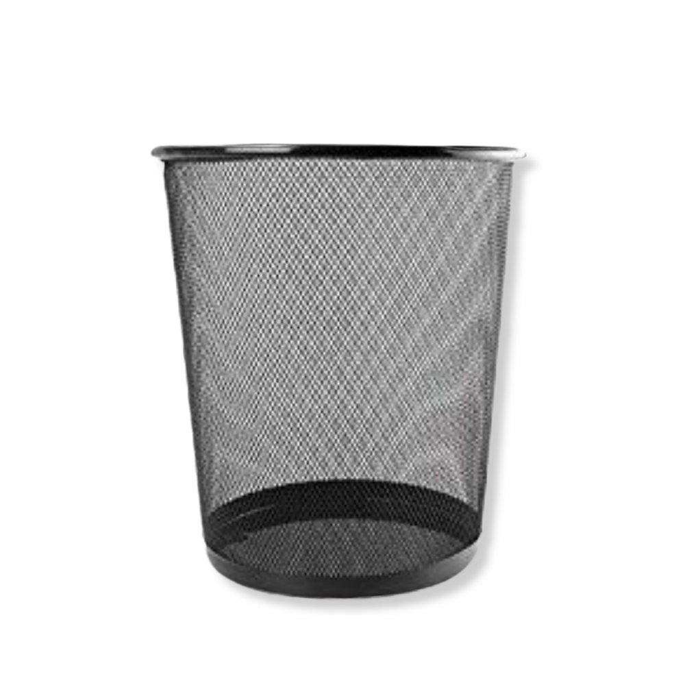 Novelty Store Dustbins, Recycling Metal Mesh Wastebasket Dustbins for Office/Home (Set of 1, Medium)