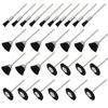 DIY Crafts 15x, Multi, Brushes Different Shapes Ergonomic Wood,Nylon,Metal Handles Organizing Cleaning Maintainance for Drill Machines Engines Floor Corners Jets Car Automot(15x, Multi) view 2