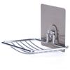 AJB Stainless Steel Soap Dishes Holder for Bathroom- Self Adhesive Wall Mounted Soap Sponge Holder Non-Drilling Storage Saver Rack for Home Kitchen Bathroom Shower (2) view 3