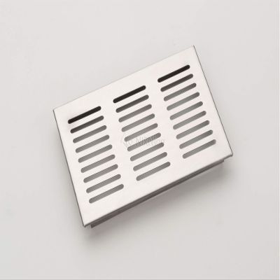 Nixnine Stainless Steel Kitchen Jali & Ventilation Jali (Chrome, 150m X 200m X 1.5mm (6 x 8 inch) Pack of 4