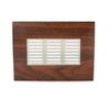 Nixnine PVC Designer Ventilator Grill & Kitchen Jali (Brown 100mm X 200mm X 2.5mm (4 x 8 inch) Pack of 4, view 1