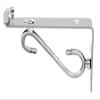 Nixnine Stainless Steel S.L Type Glass Shelf Bracket 6 Inches 8 mm Pack of 4, Silver view 2