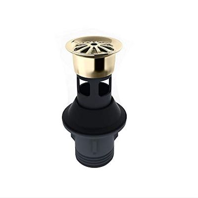 Kohler - 45432IN-AF Grid Drain with overflow hole (Vibrant French Gold)