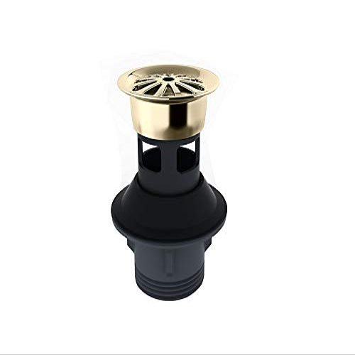 Kohler - 45432IN-AF Grid Drain with overflow hole (Vibrant French Gold)
