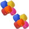 Life's Better Paper Flying Sky Lantern with Fuel Wax Block Candle (Multicolour, 70 X 50 Cm, Pack of 10) view 1