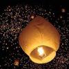 Life's Better Paper Flying Sky Lantern with Fuel Wax Block Candle (Multicolour, 70 X 50 Cm, Pack of 10) view 2