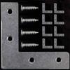 DIY Crafts Pack of 12 Pcs, Silver + Screw, Flat Metal Corner Braces 2.5 Joining Fixing Angle Plate Shelf Brackets & Supports F(Pack of 12 Pcs, Silver + Screw) view 4