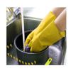 RICHBELLS 10 Pair REUSABLE LATEX RUBBER HAND GLOVES for Household/Kitchen/Washing/Chemical view 2