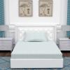 OPTRA Flat Striped Single bedsheet 300 TC with 1 Pillow Cover Size (60"x90") Grey view 1