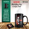 Morons Money Heist Merchandise Black Color Coffee Mug with Coaster for Friends | Netflix Series Mugs | 330 ml, Pack of 2 [ 1 Mug & 1 Coaster] view 2