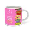 WHATS YOUR KICK - Books Reading Inspired Designer Printed White Ceramic Coffee |Tea | Milk Mug Combo with Coaster (Gift | Books | Motivational Quotes | Hobby (Combo 14) view 2