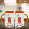 WHATS YOUR KICK - Books Reading Inspired Designer Printed Orange Ceramic Coffee |Tea | Milk Mug Combo with Coaster (Gift | Books | Motivational Quotes | Hobby (Combo 1) view 3