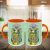 WHATS YOUR KICK - Books Reading Inspired Designer Printed Orange Ceramic Coffee |Tea | Milk Mug Combo with Coaster (Gift | Books | Motivational Quotes | Hobby (Combo 12) view 3