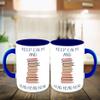 WHATS YOUR KICK - Books Reading Inspired Designer Printed Dark Blue Ceramic Coffee |Tea | Milk Mug Combo with Coaster (Gift | Books | Motivational Quotes | Hobby (Combo 17) view 3