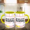 WHATS YOUR KICK - Books Reading Inspired Designer Printed Yellow Ceramic Coffee |Tea | Milk Mug Combo with Coaster (Gift | Books | Motivational Quotes | Hobby (Combo 6) view 3